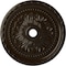 Ekena Millwork Palmetto Ceiling Medallion (Fits Canopies up to 7 5/8"), 31 1/2"OD x 3 5/8"ID x 1 3/4"P, Bronze CM31PMBZS - alternate 1
